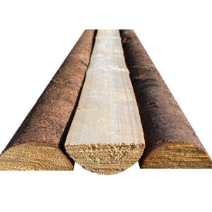 HALVE RAFTER MED BARK L220*Ø6-10CM